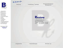 Tablet Screenshot of beratung-kreativ.de